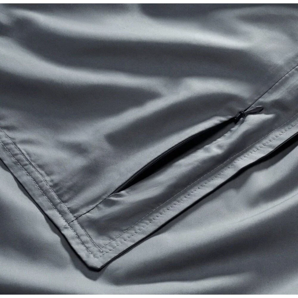 Queen Cotton Percale Duvet Set Mineral Blue - Casaluna NEW